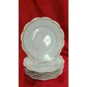 Set of 7-Bavaria-Tiara Strawberry -Dinner Plates